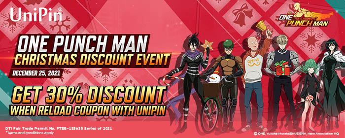 One Punch Man Christmas Discount Event (PH)